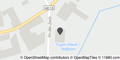 Auf Stadtplan Trogen, Oberfranken anzeigen