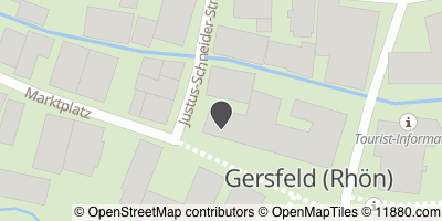 Auf Stadtplan Gersfeld, Rhön anzeigen