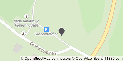 Auf Stadtplan Poppenhausen, Wasserkuppe anzeigen