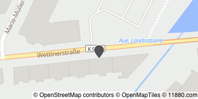 Auf Stadtplan Aue, Sachsen anzeigen