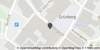 Auf Stadtplan Grünberg, Hessen anzeigen