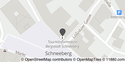 Auf Stadtplan Schneeberg, Erzgebirge anzeigen