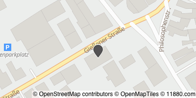 Auf Stadtplan Gießen, Lahn anzeigen