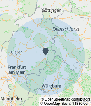 Servicegebiet von MD Bau - Fließenleger - Trockenbauer... Kartendarstellung des Servicegebiets von MD Bau - Fließenleger - Trockenbauer...