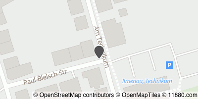 Auf Stadtplan Ilmenau, Thüringen anzeigen