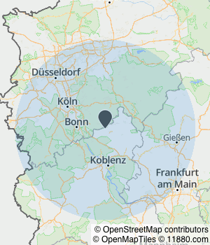 Servicegebiet von Schmidt & Hassel Kanal-Service GmbH Kartendarstellung des Servicegebiets von Schmidt & Hassel Kanal-Service GmbH