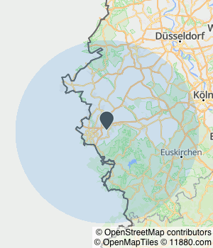Kartendarstellung des Servicegebiets von Ortlepp Haus- und Gartenservice UG (haftungsbeschränkt)