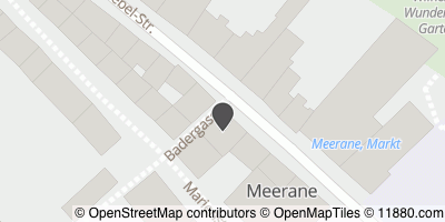 Auf Stadtplan Meerane anzeigen