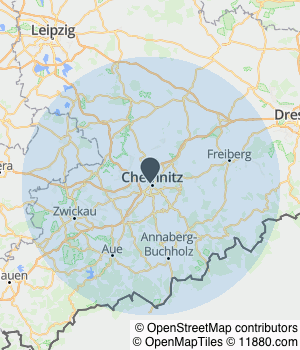 Kartendarstellung des Servicegebiets von Boldt Anwalts- und Steuerkanzlei