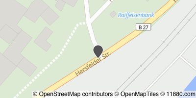 Auf Stadtplan Ludwigsau, Hessen anzeigen