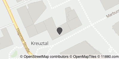 Auf Stadtplan Kreuztal, Westfalen anzeigen