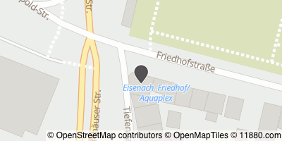 Auf Stadtplan Eisenach, Thüringen anzeigen