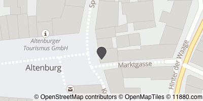 Auf Stadtplan Altenburg, Thüringen anzeigen