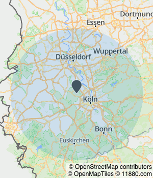 Servicegebiet von FED Wirtschaftsberatung Kartendarstellung des Servicegebiets von FED Wirtschaftsberatung