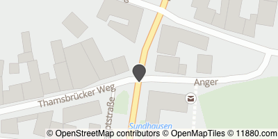 Auf Stadtplan Sundhausen bei Bad Langensalza anzeigen