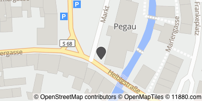 Auf Stadtplan Pegau anzeigen