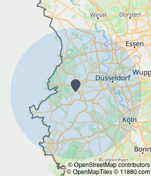 Servicegebiet von André Arndt Dachdeckermeisterbetrieb Kartendarstellung des Servicegebiets von André Arndt Dachdeckermeisterbetrieb