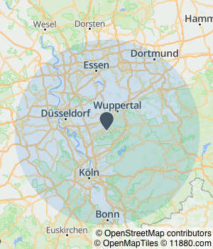 Kartendarstellung des Servicegebiets von Schimmelprotektor
