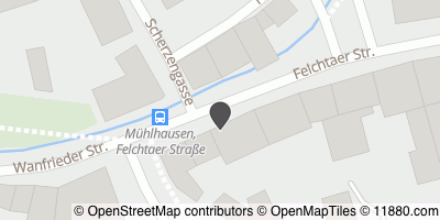 Auf Stadtplan Mühlhausen, Thüringen anzeigen