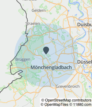 Kartendarstellung des Servicegebiets von Edis Minicar