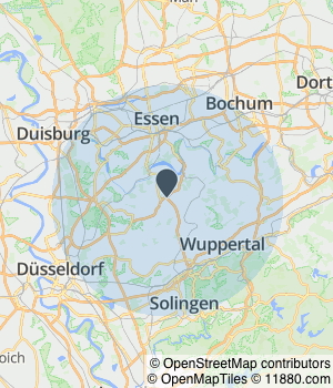 Kartendarstellung des Servicegebiets von KfZ Meisterbetrieb STVN