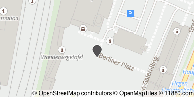 Auf Stadtplan Hagen, Westfalen anzeigen
