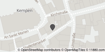 Auf Stadtplan Kempen, Niederrhein anzeigen