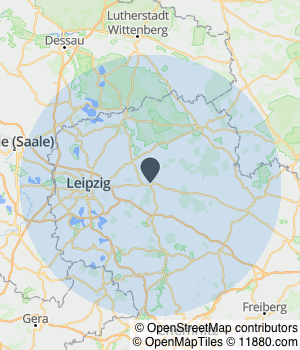 Kartendarstellung des Servicegebiets von Rustikalfleischerei Keymer