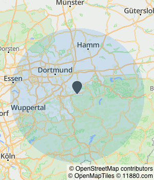 Kartendarstellung des Servicegebiets von Stöberland