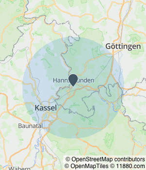 Kartendarstellung des Servicegebiets von Eusaro - Eugen Rau