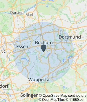 Servicegebiet von empa.fit Bochum Stiepel - Gesundheitsstudio - EMS Kartendarstellung des Servicegebiets von empa.fit Bochum Stiepel - Gesundheitsstudio - EMS