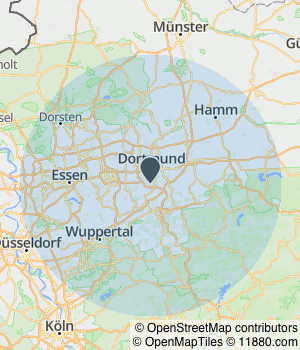 Servicegebiet von Sankurt Bau Tragwerksplanung GmbH Kartendarstellung des Servicegebiets von Sankurt Bau Tragwerksplanung GmbH