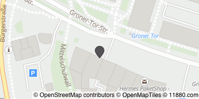 Auf Stadtplan Göttingen, Niedersachsen anzeigen