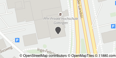 Auf Stadtplan Göttingen, Niedersachsen anzeigen