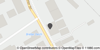 Auf Stadtplan Voerde, Niederrhein anzeigen