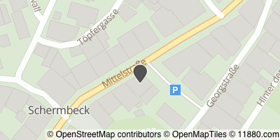 Auf Stadtplan Schermbeck, Niederrhein anzeigen