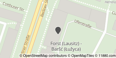 Auf Stadtplan Forst, Lausitz anzeigen