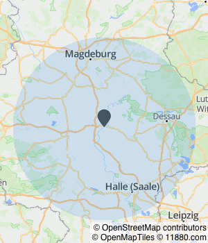Kartendarstellung des Servicegebiets von ESS-GmbH