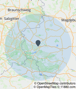 Kartendarstellung des Servicegebiets von SK Abbruch und Entkernung