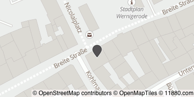 Auf Stadtplan Wernigerode anzeigen