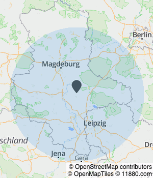 Kartendarstellung des Servicegebiets von Ihr Entrümpeler