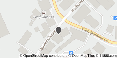 Auf Stadtplan Ilsenburg, Harz anzeigen