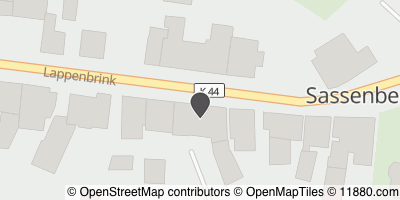 Auf Stadtplan Sassenberg, Westfalen anzeigen