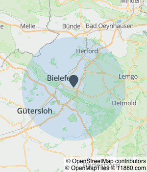 Kartendarstellung des Servicegebiets von Ihr Partner für Gartenpflege & Reparaturen
