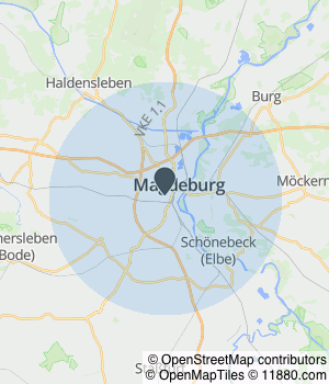 Kartendarstellung des Servicegebiets von Eagle Service