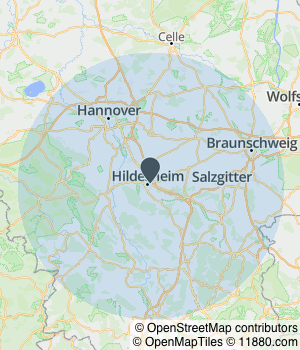 Kartendarstellung des Servicegebiets von SpitzenRein