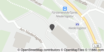 Auf Stadtplan Fürstenwalde, Spree anzeigen