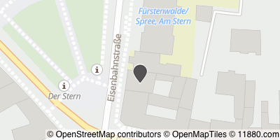 Auf Stadtplan Fürstenwalde, Spree anzeigen