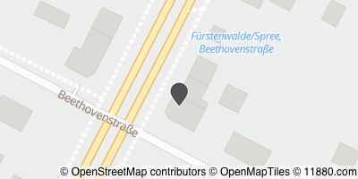 Auf Stadtplan Fürstenwalde, Spree anzeigen