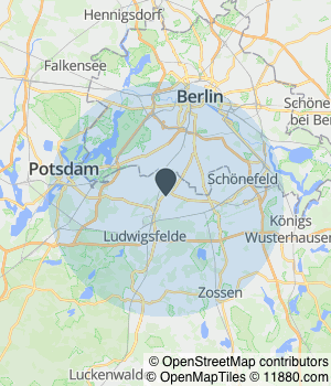 Servicegebiet von Malermeister Darius Nowak Kartendarstellung des Servicegebiets von Malermeister Darius Nowak